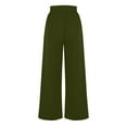 thumbnail image 4 of Wensltd Women High Waisted Cargo Pants Casual Wide Leg Trousers, 4 of 8