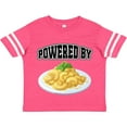 thumbnail image 3 of Inktastic Powered by Macaroni and Cheese Boys or Girls Toddler T-Shirt, 3 of 5