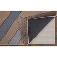 thumbnail image 5 of Feizy Nash Modern Geometric, Tan/Brown/Blue, 3'6" x 5'6" Accent Rug Handmade Sheen Bohemian & Eclectic Color Block Floor Rug for Living room Bedroom, 5 of 8