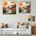 thumbnail image 4 of Designart "Silk Road China Art painting I" Chinese Floater Framed Canvas Print, 4 of 7