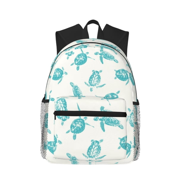 Disketp Turtle Mochila Ligera Clásica con Múltiples Bolsillos, Mochila Casual para Hombre y Mujer, Ideal para Escuela, Trabajo y Viajes