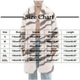 thumbnail image 3 of Atogsazn Mens Furry Fuzzy Coat Fleece Winter Warm Long Sleeve Jacket Soft Loose Thick Outerwear Tops 03-Beige S Fashion, 3 of 9