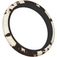 thumbnail image 2 of Steering Wheel Covers Brown Cowhide Print, Anti Slip Washable Stretchy Environmental Car Steering Wheel Protector Universal 15 Inch Auto Car Wrap Cover Car Accessories for Women Girls, 2 of 8