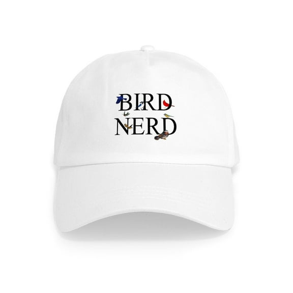 CafePress - Bird Nerd Cap - Adjustable 100% Brushed Unisex Casual Cotton Baseball Cap, Beige, 1