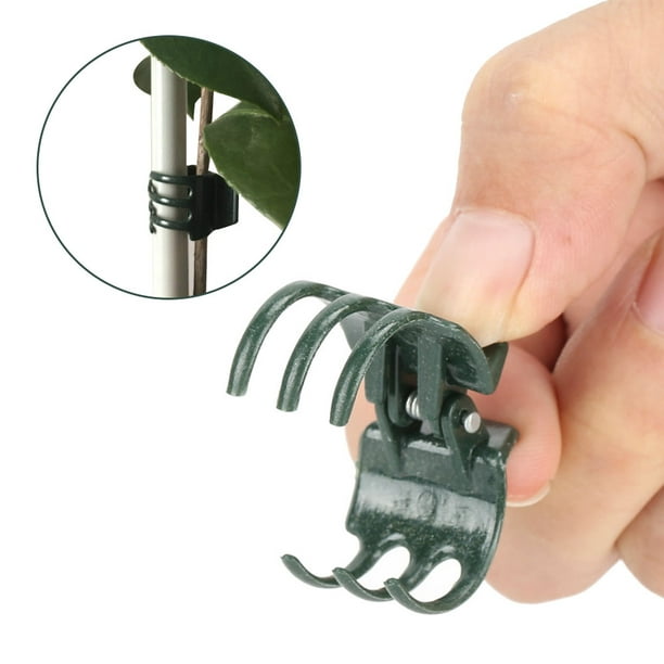 Abrazadera para plantas, 100 piezas, pinza para plantas de jardín, accesorios de jardín, pinza para plantas, diseño fácil de usar