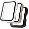 3 Pack Cover for Huawei Watch Fit 2 Case Smartwatch Plated Accessories PC Bumper All-Around Tempered Glass Screen Protector Case for Huawei Watch Fit2/new Case