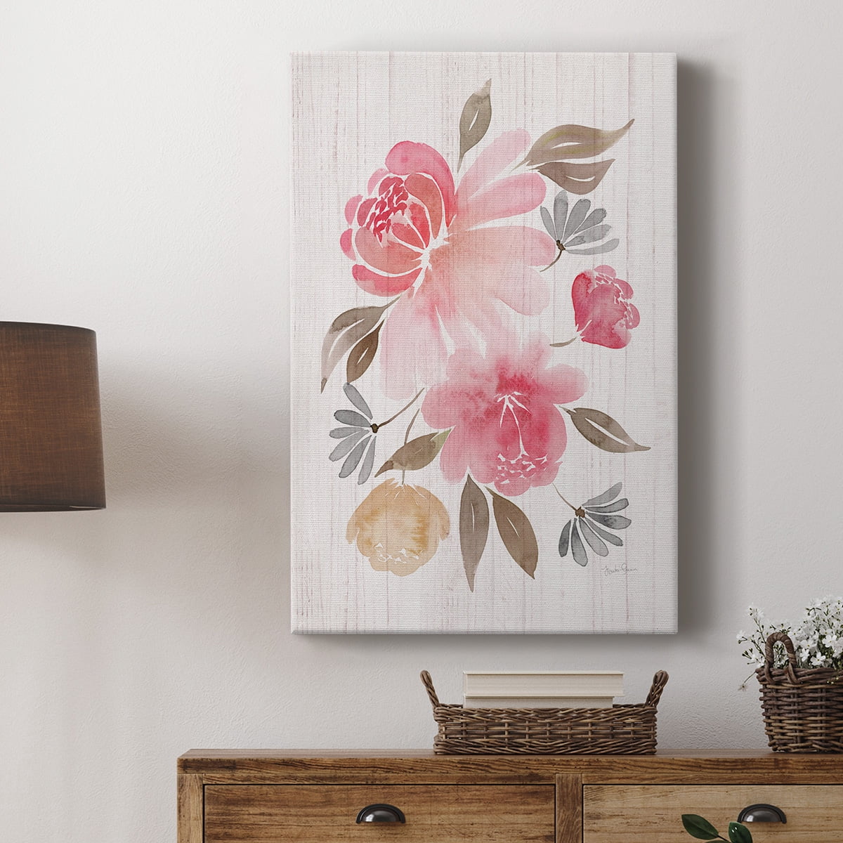 Loose Peonies II Premium Gallery Wrapped Canvas - Ready to Hang