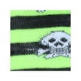 thumbnail image 2 of CTM®  Gothic Skull Striped Knee-High Socks (1 Pair) (Women's), 2 of 2