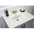 Adorn Vanity Fabia Collection Dark Gray 30 inch Bathroom Vanity with ...