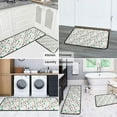 thumbnail image 5 of White Christmas Icon Pattern Kitchen Rugs Sets Of 2,Anti Fatigue Kitchen Mat Rugs Non Slip Washable,Decorative Kitchen Floor Mats for Kitchen,Sink,Laundry,17"X30"+17"X47", 5 of 7