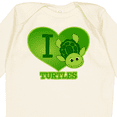 thumbnail image 4 of Inktastic I Love Turtles Boys or Girls Long Sleeve Baby Bodysuit, 4 of 5