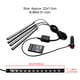 thumbnail image 5 of Riwesomey Universal Car 1-drag-4 Strip Light Vehicle Control remoto RGB Atmósferas Lámpara Decoración Accesorios de iluminación automotriz Automoción decorativa y accesorios Riwesomey VI016785-00, 5 of 6