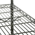 Shelving Inc. 12" d x 36" w x 64" h Chrome Wire Shelving wih 5 ier