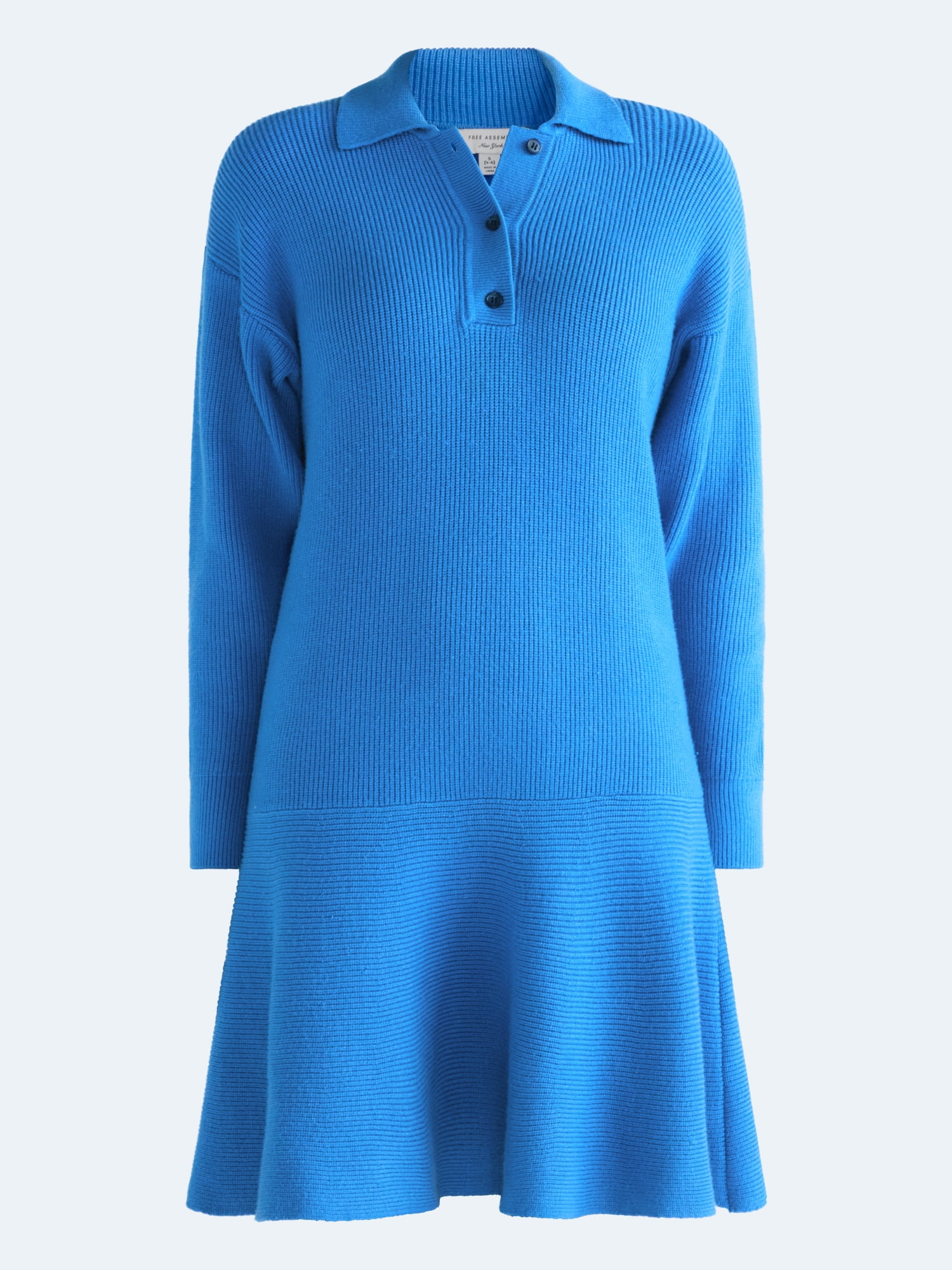 Free Assembly Women's and Women's Plus Drop Waist Mini Sweater Dress, Midweight, Sizes XXS-3X