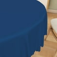 thumbnail image 3 of Tchckioa Navy Blue Round Tablecloth for Dining Kitchen Decor,Waterproof Table Cloth Cover,70 Inch, 3 of 6