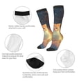 thumbnail image 3 of Naloa Starry Sky Constellation Cat Thigh High Socks Extra Long Stretchy Sock Women Over Knee High Opaque Stocking Daily Wear, 3 of 6