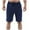 Navy, variant on JIUKU Mens Workout Shorts Casual High Waist Drawstring Loose Fitted Sweat Shorts Solid Color Running Gym Shorts