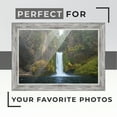thumbnail image 2 of 14x11 Frame Silver Real Wood Picture Frame Width 1.5 inches | Interior Frame Depth 0.5 inches |, 2 of 8