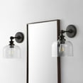 thumbnail image 1 of Safavieh Lighting Collection Neri Oil-Rubbed Bronze/Glass Wall Sconce (Set of 2) -LED Bulb Included SCN4065A-SET2, 1 of 5