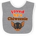thumbnail image 3 of Inktastic Chiweenie Dog Gift Boys or Girls Baby Bib, 3 of 4