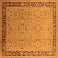 thumbnail image 1 of Ahgly Company Indoor Square Oriental Orange Industrial Area Rugs, 7' Square, 1 of 4