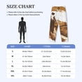 thumbnail image 4 of Fotbe Western Cowboy Countryside Pantalones de Pijama para Hombre, Pantalones de Dormir, Pantalones de Casa con Cintura Ajustable y Bolsillos-Medium, 4 of 6