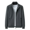 thumbnail image 4 of Kakii Men's Track Jackets Lightweight Full-Zip Casual Coat Workout Running Athletic Active Jacket With Pockets, 4 of 6