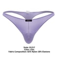 thumbnail image 4 of Xtremen Fashion Underwear 91217 Microfiber Thongs Color Lilac Size M, 4 of 5