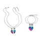 thumbnail image 1 of Conjunto de collar y pulsera con diseño de catenaria de mano para mejores amigas, 1 of 5