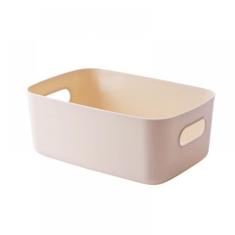 White Storage Box Home Kitchen Narrow Slot Storage Box Plastic Storage  Basket Desktop Organization Sundries Storage Container