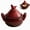 Red, variant on Unglazed Clay Pot with Double Handles and Lid, Earthen Cooking Pot, Heat Resistant Casserole Pot for Rice Cooking, Hot Pot, Bibimbap, Soup and Food Serving for Home Kitchen Use