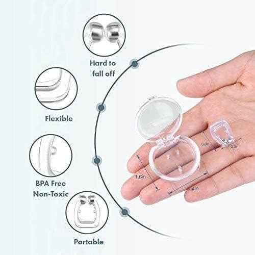 Clip nasal magnético anti ronquidos (juego de 4 piezas) - Clip nasal anti ronquidos de silicona - Clip nasal para dormir mejor - Ayuda para ronquidos reutilizable ER | Bodega Aurrera en línea