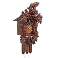 thumbnail image 2 of HerrZeit by Adolf Herr Cuckoo Clock - The Hunter In The Wild Forest  handshingled, 2 of 4
