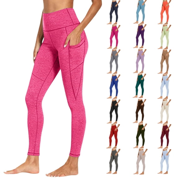 Leggings with Pockets for Women Workout Out Pocket Leggings Fitness Sports Running Yoga Pants Workout Athletic Daily