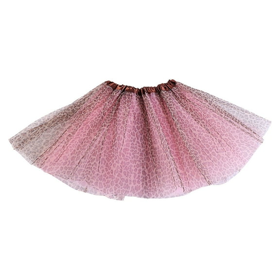 Bjutir Skirts For Women Adult Leopard Print Skirt Tutu Skirt Three Of Shaggy Skirt Leopard Print