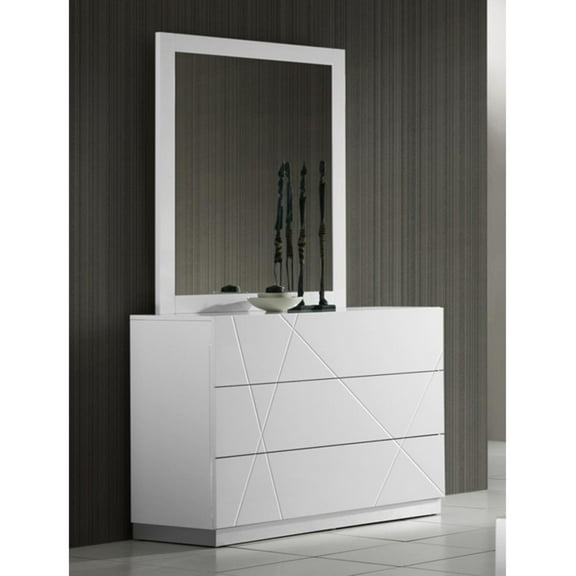 White Dresser Mirrors