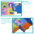 thumbnail image 4 of 9Pcs 30*30cm Soft EVA Foam Baby Play Puzzle Mats with Fences Colorful Educational Kids Playing, 4 of 8