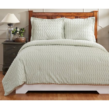 Isabella Comforter King Sage