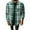Army Green, variant on Ziynglg Long Sleeve Shirts for Men Checked Printed V-neck Lapel Button-Down Mens Blouse Tops