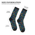 thumbnail image 3 of Pofeuu Hawaiian Style Print Crew Socks, Adult Running Hiking Socks for Youth and Adult, 3 of 7