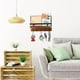 thumbnail image 3 of Porta llaves de pared de madera JM con 5 ganchos decorativo, 3 of 5