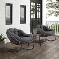 thumbnail image 4 of Outdoor Rattan Rocking Chair,Padded Cushion Rocker Recliner Chair Outdoor for Front Porch, Living Room, Patio, Garden, 4 of 11