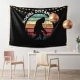 thumbnail image 2 of XMXT Wall Tapestry, Social Alienation Sasquatch Print Wall Decor Tapestry for Bedroom, 60 x 40 inches Black, 2 of 9