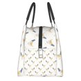 thumbnail image 4 of Vsdgher Funny Chicken Print Insulated Reusable Bags with Sturdy Zipper and Handles, Foldable Totes for Hot or Cold Food Bring or Delivery, 4 of 8