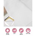 thumbnail image 6 of Yellow Morocco Kitchen Dish Towels for Drying Dishes Set of 2, Geometric Grey Stripes Modern Waffle Weave Microfiber Hand Tea Bathroom Towels Quick Dry & Absorbent Towel 12x12, 6 of 7