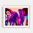 thumbnail image 2 of Rhea - Digital Art Abstract Modern Art Psychedelic Surrealism Geometric Pattern Unframed Wall Art Print 24 x 30 inches, 2 of 6