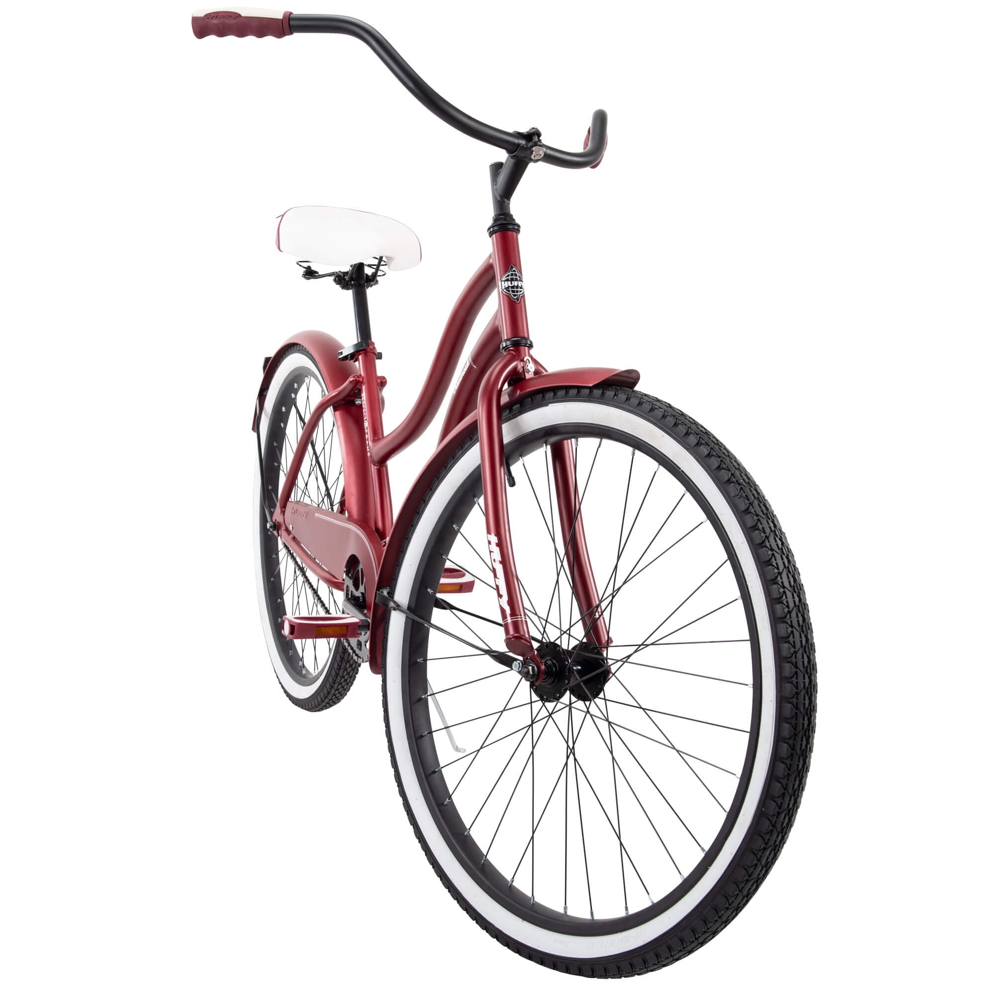 red women's cruiser bike