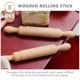thumbnail image 3 of 8pcs Miniatures Wooden Rolling Sticks Mini House Accessories Kids Toys, 3 of 4