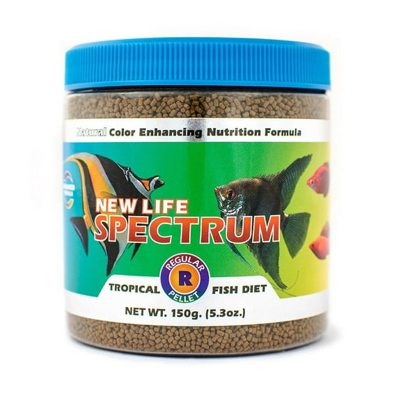 New Life Spectrum Tropical Fish Diet Fish Food Pellets, 150 g