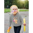 thumbnail image 2 of Bunny With A Mirror Hoodie Toddler -Image by Shutterstock,  5 Toddler, 2 of 4